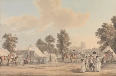 An Encampment in St. James Park