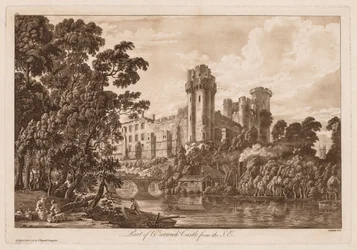 Views of Warwick Castle: Part of Warwick Castle from the South East