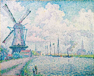 Canal in Overschie by Paul Signac