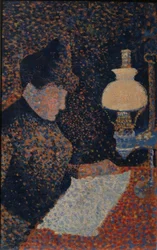Woman Under the Lamp