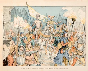 Illustration taken from the book Jeanne d
