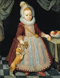 Portrait of a Child with a Rattle