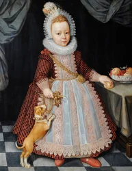 Portrait of a Child with a Rattle