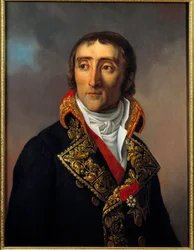 Portrait of Admiral Eustache Bruix (1759-1805). Painting by Guerin Paulin (Versailles, Chateau Museum)