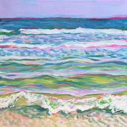 Colorful Ocean Waves