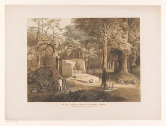 Temple Ruin (Ruins of the Temple at Matjan Poetih, Javanese Antiquities)