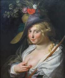 The blond shepherdess