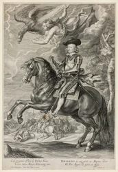 Ferdinand of Austria on Horseback
