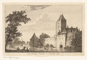 View of the Plompe Tower in Utrecht, 1756