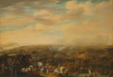 Prince Maurice at the Battle of Nieuwpoort, 2 July 1600