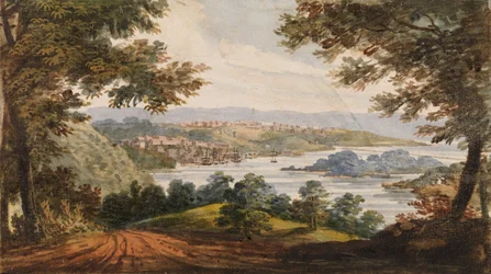 Washington and Georgetown from the Alexandria Road