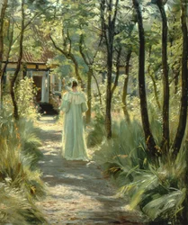 Marie in the Garden