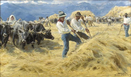 Threshing in the Abruzzi