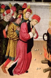 A Group of Faithful Converts (detail)