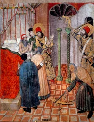 Saint Sebastian and Saint Polycarp Destroying Idols