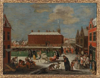 Winter in a city