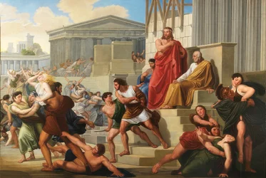 The Rape of the Sabine Women, 1823-1824