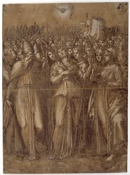St Ursula with the martyred virgins