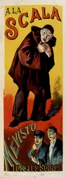 The mime Mévisto in the theatre of La Scala in Paris