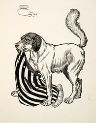 A Good Finder, from A Hundred Anecdotes of Animals, pub. 1924