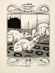 Filial Duty, from A Hundred Anecdotes of Animals, pub. 1924