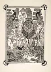 Frontispiece, from A Hundred Fables of Aesop, pub.1903