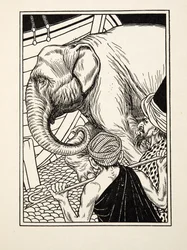 Noble Perseverance, from A Hundred Anecdotes of Animals, pub. 1924