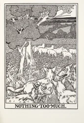 Nothing Too Much, from Fontaine Fables, pub. 1905