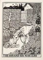 The Ass and his Masters, from Fontaine Fables