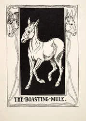 The Boasting Mule, from A Hundred Fables of Aesop