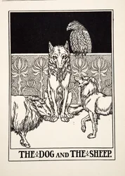 The Dog and the Sheep, from A Hundred Fables of Aesop