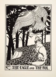 The Eagle and the Fox, from A Hundred Fables of Aesop
