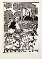 The Hog, the Goat and the Sheep, from Fontaine Fables