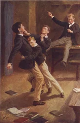 The Three Tottered for a Moment, and then over they Went