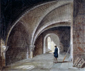 Crypt Under the Church of St James in the Wall, Wood Street Square, City of London