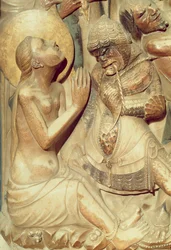 The Martyrdom of St Thecla (detail)
