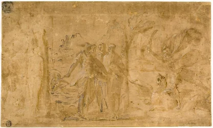 Study for Perseus Liberating Andromeda