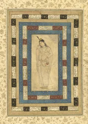 A Standing Lady, Isfahan, c.1620-25