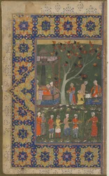 A party in a garden