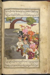 Shah Ismail and the qizilbash, from 