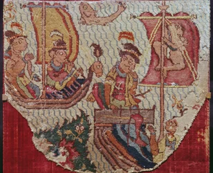 Rug with Indo-Portuguese Motifs, Safavid Dynasty