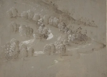 Landscape recto, Landscape verso