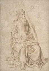 Saint Philip Seated, Holding a Book and a Cross