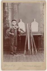 Portrait of a Carpenter Helper, c. 1900