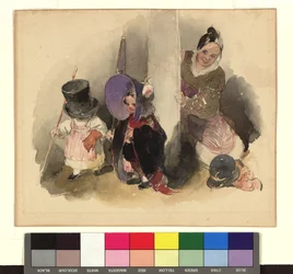 Mother with Playing Children (The Little Gerngross)
