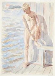 Boy After the Bath