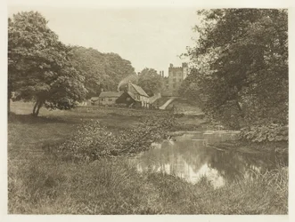 Haddon Hall and Homestead, From the River