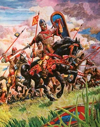 William the Conqueror at the Battle of Hastings