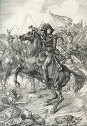 Campaign of Egypt: General Napoleon Bonaparte Before the Pyramids