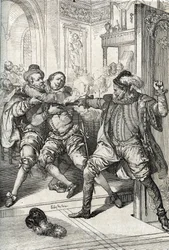 The Assassination of William of Orange on 10 July 1584 by Balthazar Gerard